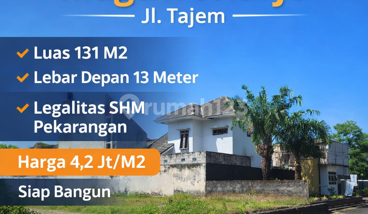 Cheap Land Jogja Maguwoharjo Jl. Tajem Ready to Build Shmp Cheap Land Jogja Maguwoharjo Jl. Tajem Ready to Build Shmp