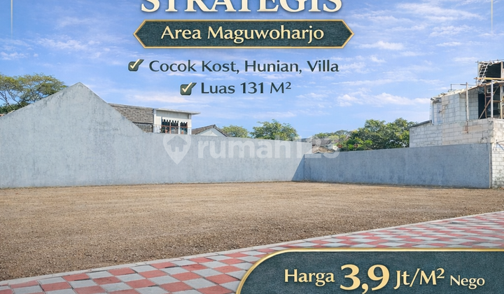 Yogyakarta Land Ready to Build East of Maguwoharjo Stadium, SHM Yard Yogyakarta Land Ready to Build East of Maguwoharjo Stadium, SHM Yard