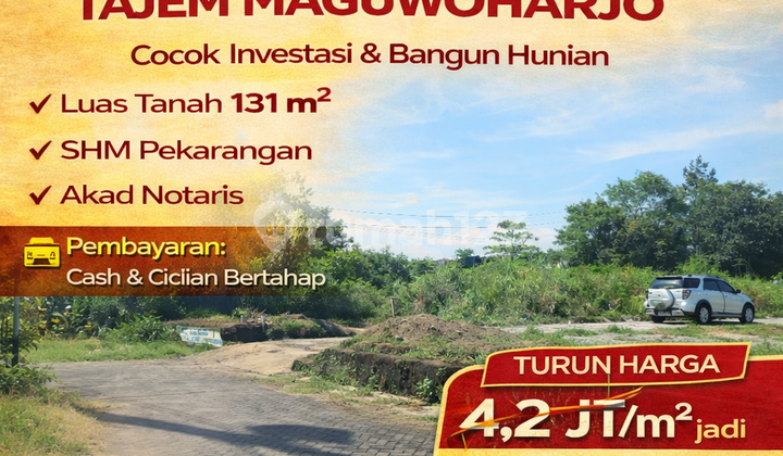 Tanah Jogja Area Tajem 5 Menit Stadion Maguwoharjo