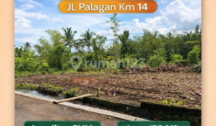 Cheap Land for Sale in Jogja, Jl. Palagan Km 14, Area 150 M2, Shmp