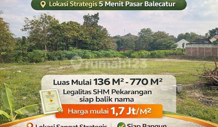 Yogyakarta Land SHM Plot Ready to Build in Gamping Area Yogyakarta Land SHM Plot Ready to Build in Gamping Area