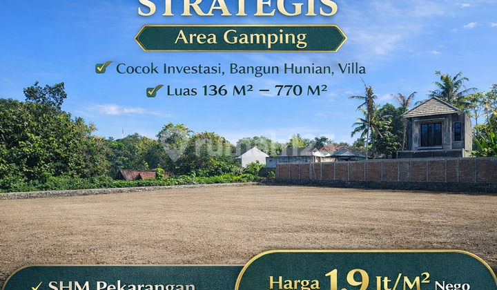 Yogyakarta Land Ready for AJB Near UMY Gamping Campus, SHM Land Plot Yogyakarta Land Ready for AJB Near UMY Gamping Campus, SHM Land Plot