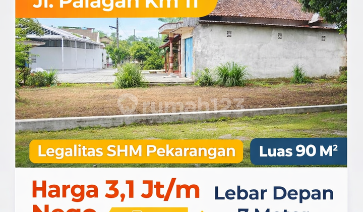 Land for Sale in Jogja Ready to Build Near Rejodani Market Palagan Shmp Land for Sale in Jogja Ready to Build Near Rejodani Market Palagan Shmp