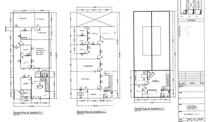 DIJUAL UNIT KANTOR/GUDANG DI KOMPLEK INFINIA PARK  1