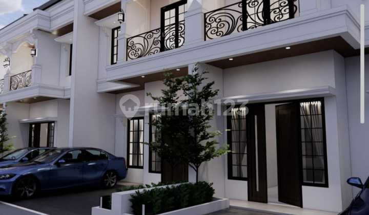 Rumah Cluster Baru 2 Lantai dgn Row Jalan 6 meter di Pondok Kopi Jakarta Timur 2