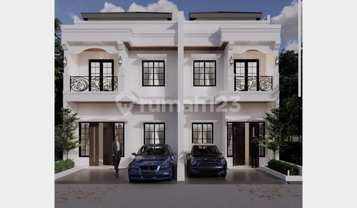 New 2-Story Cluster House with a 6-Meter Road Row in Pondok Kopi, East Jakarta