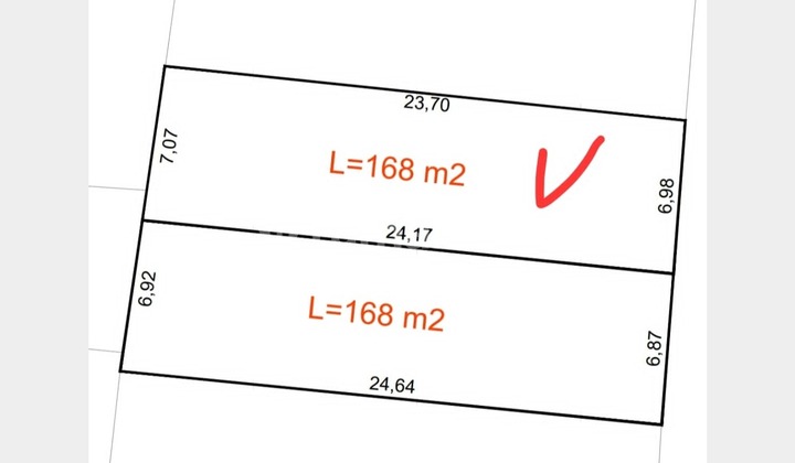 Termurah. Tanah Siap Bangun SHM, Akses 2 Mobil di Duren Sawit