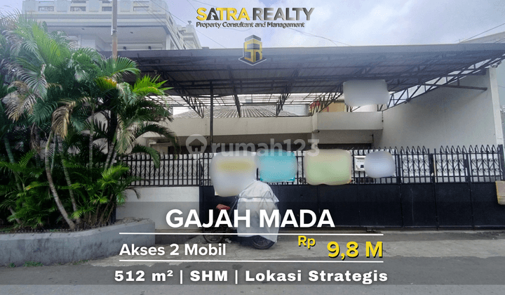 Rumah Di Daerah Gajah Mada Cocok Untuk Dijadikan Kantor 1