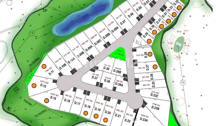 Kavling Bukit Darmo Golf Peninsula Golf Blok D 1
