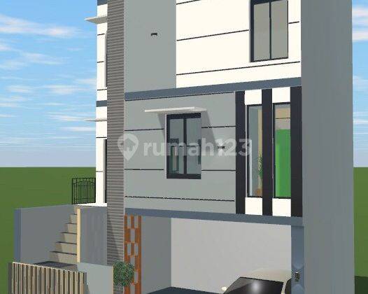 Rumah 3 Lantai Setu Jakarta Timur SHM