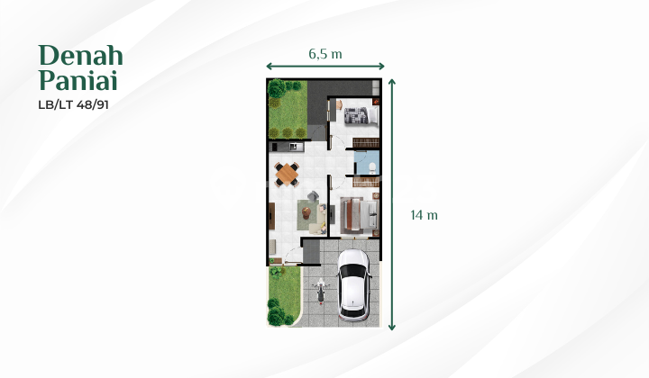 Rumah Modern Lokasi Strategis Hanya 5 Menit ke Tol Cikampek Rumah Modern Lokasi Strategis Hanya 5 Menit ke Tol Cikampek