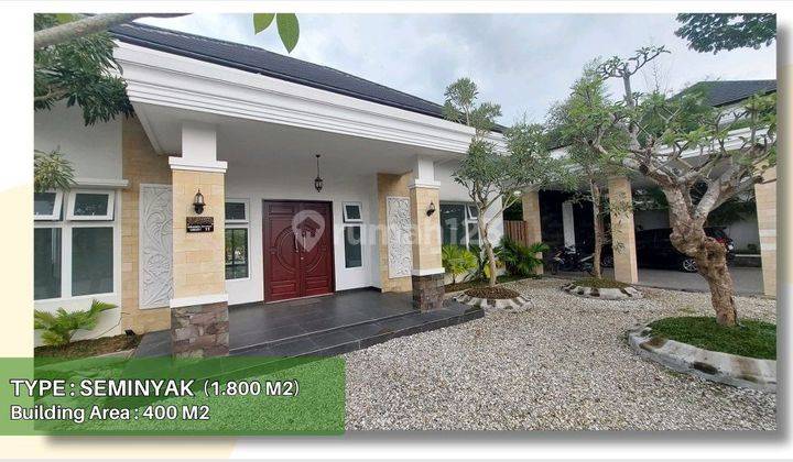 Dijual Rumah Sudut Luas 1800m2 dengan Private Swimming Pool SHM 1