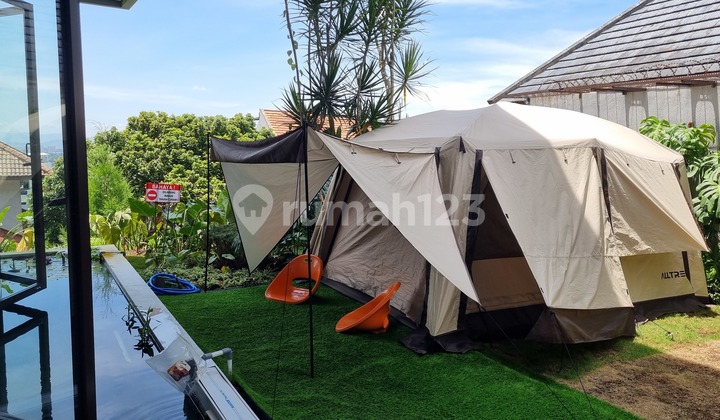 Villa Modern View Mewah 360 Derajat dengan Glamping di Dago