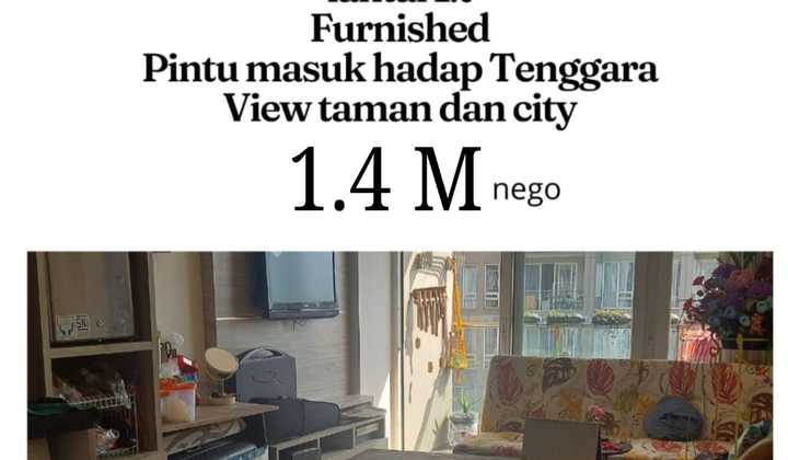 DIJUAL APARTEMEN LANDMARK LT.12, JL BIMA, CICENDO, BANDUNG   >>FF 1