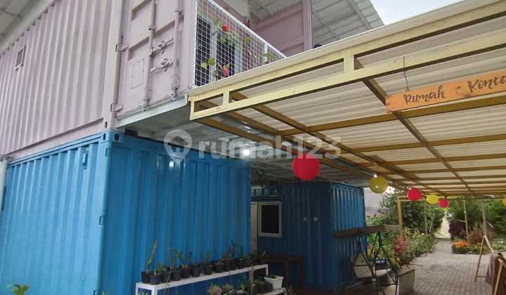 Dijual Villa Bangunan Kontainer Beserta Tanah 