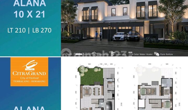 Rumah Cluster Hunian Exsclusive di Citra Grand Tembalang Rumah 1