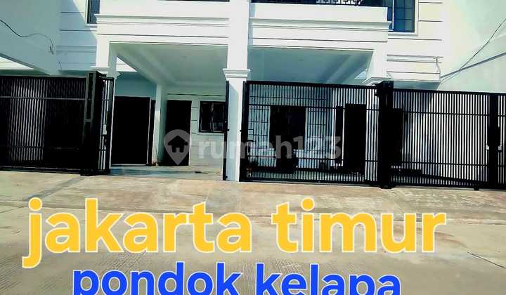 Rmh Bngunan Baru Tersisa Satu Unit Lg Turun Hrg Rumah Bangunan Baru Siap Huni Bebas Banjir Dlm Komplek Pondok Kelapa Jakarta Timur