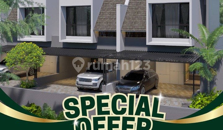 Rumah modern tropis di Yogyakarta, area Bebas banjir 1