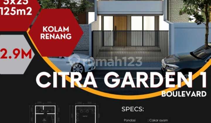 Rumah Citra 1 (Ukuran 5x25 m) 2