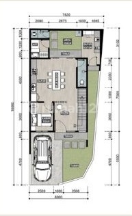 Rumah Puri Gardena - Hoek (Ukuran 7x16) 2