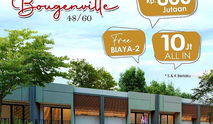 PROMO DP10 Jt Rumah 2Lt Keren Pinggir Jln Raya Pondok Cabe Tangerang Selatan 1