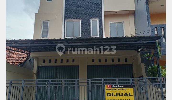 RUKO siap HUNI- KALIBARU TIMUR, SENEN, JAK PUS- LT.92,4, 3 Lt-SHM