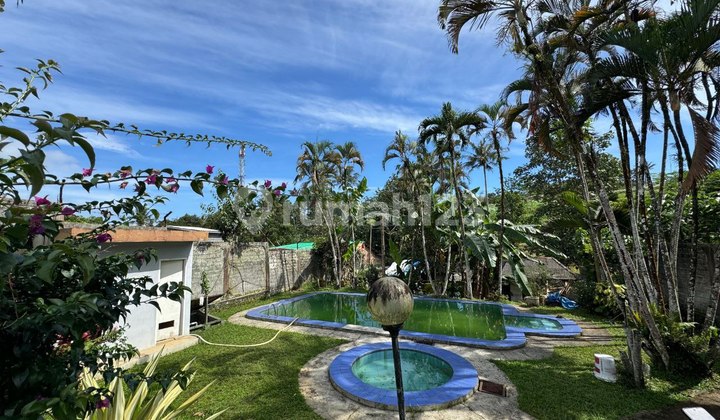 Villa Location in Mega Mendung Bogor Puncak Price Below Market Location Views of Rice Fields and Mountains Cool Air