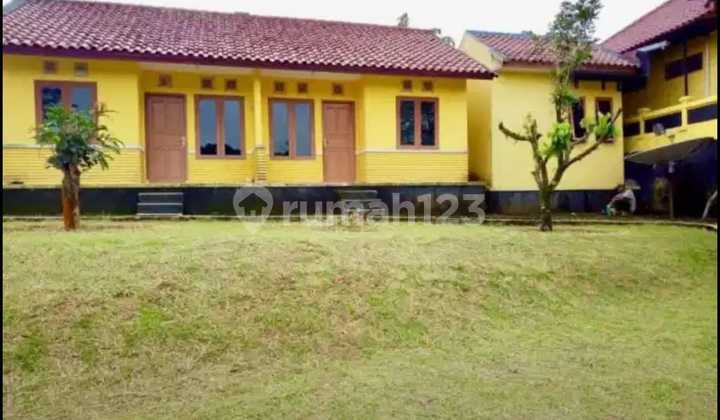 Di Jual Tanah Bonus Bangunan Rumah Siap Huni Dengan View Gunung Salak