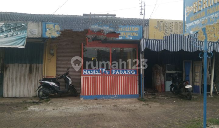 Ruko Satu Lantai Pinggir Jalan Raya Cimone  1