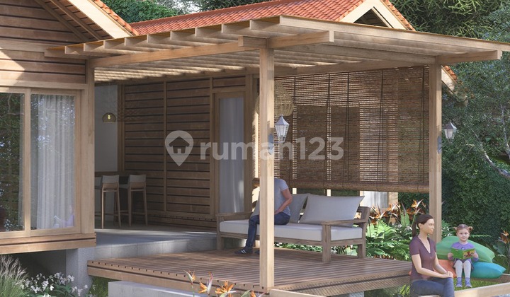 FOR SALE PRIMARY WOODEN VILLA KAMPOENG DAMAI, PENEBEL - TABANAN