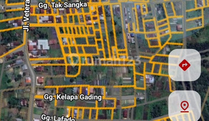 Tanah Kavling Jl.Veteran Gg.Tak Sangka 20x23 KotaSingkawang Roban