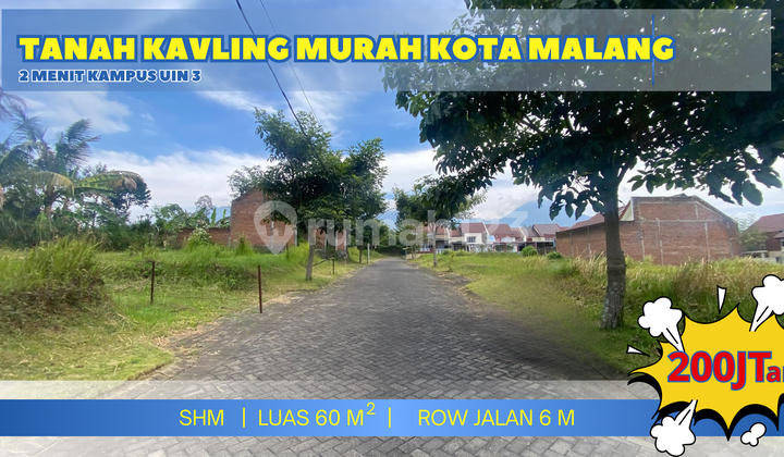 Ready-to-Build Land Area in Sumbersekar, Close to UIN 3
