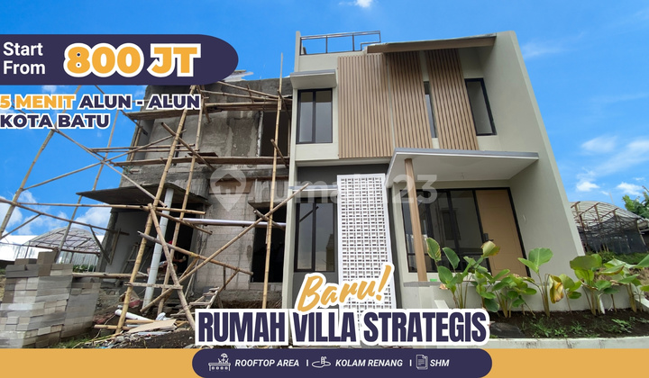 Villa Nyaman di Batu Harga 800 Jutaan View Gunung & Udara Sejuk