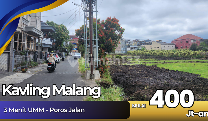 Strategic Land in Malang City, Roadside Near UMM