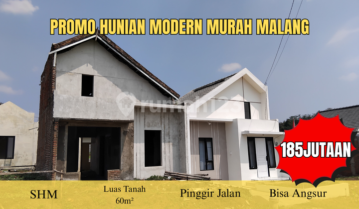 Rumah Murah Siap Huni Lingkungan Asri 185 Jutaan 