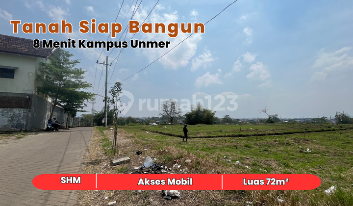 Affordable Land for Sale in Sukun Malang, Strategic Location Suitable for Residence
