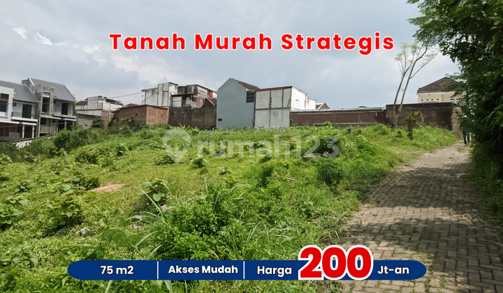 Kavling Murah Kota Malang Fasilitas Umum Cocok Bangun Hunian