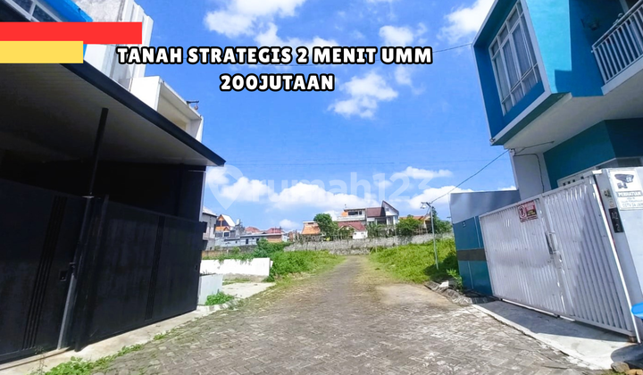 Dijual Tanah dekat Kampus UMM Cocok Bangun Kos Premium