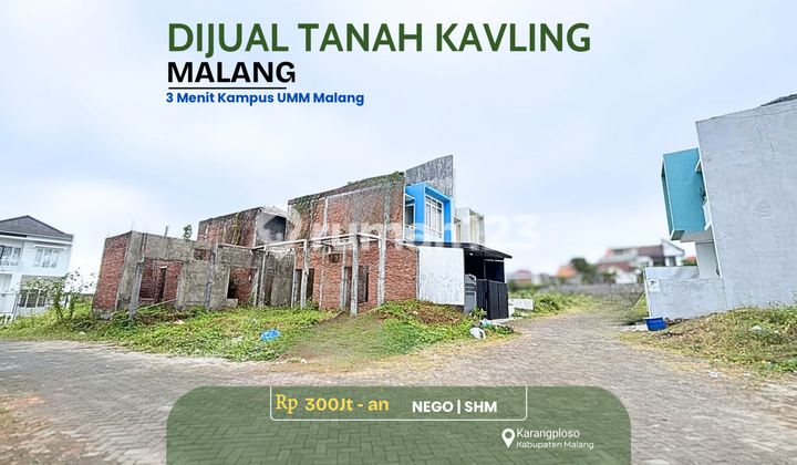 Affordable Land for Sale in Malang, Ideal for Building a Boarding House