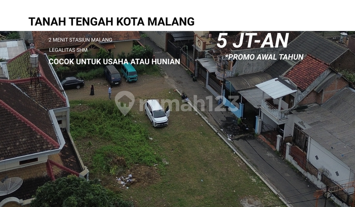 SHM Land in Sawojajar, Malang City, Ready to Build with Affordable Road Axis