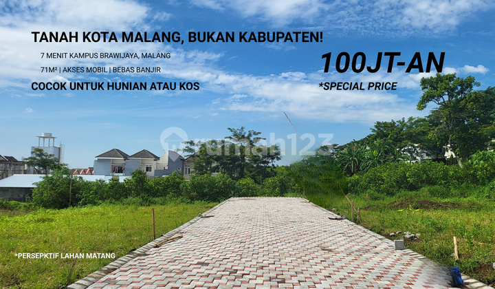 Malang City Land Only Around 100 Million Near UB Campus