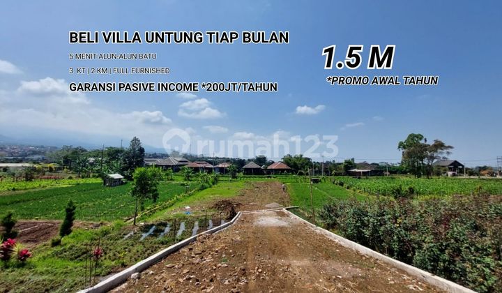 Villa Metro Batu for Sale; 2 Minutes to Batu Malang Square