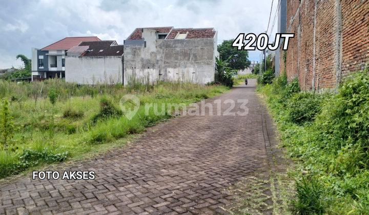 Dijual Tanah Kavling di Merjosari SHM 120 M²