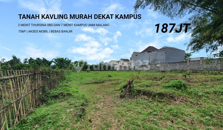 Tanah Kavling Landungsari, Dau, Malang. Hanya 180Jutaan