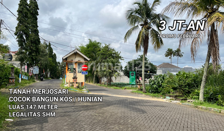 Tanah Merjosari, Malang City, Residential Area Near Umm Campus