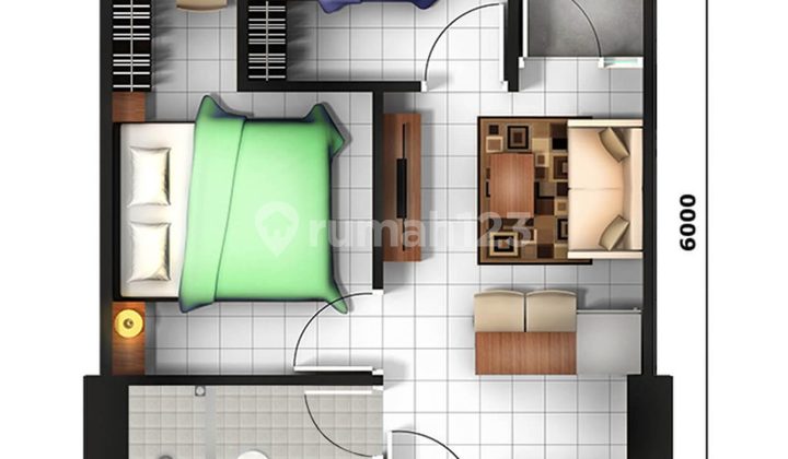 Dijual unit apartemen di Apartemen Emerald Bintaro Tangsel 2