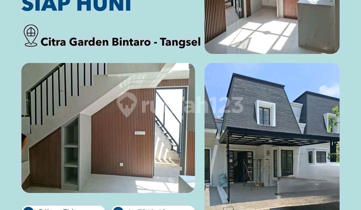 For Rent: Citra Garden Bintaro Baru House, Furnished