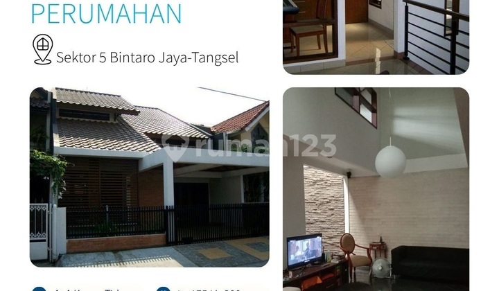 Rumah Besar Kokoh Cantik Di Bintaro Sektor 5