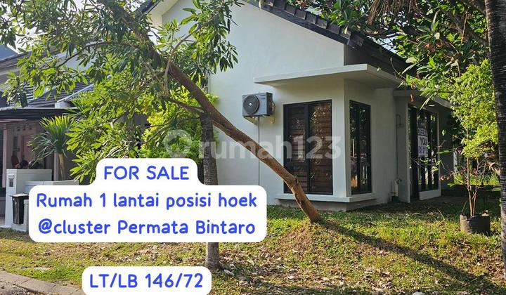 Dijual Rumah Hoek Sudut Tanah Luas Bintaro Sektor 9 Tangerang Selatan