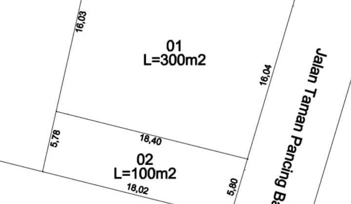 TANAH DI JALAN TAMAN PANCING PEMOGAN 2